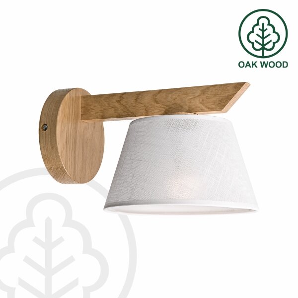 Brilagi - LED Applique ANTHONY 1xE14/40W/230V quercia/bianco
