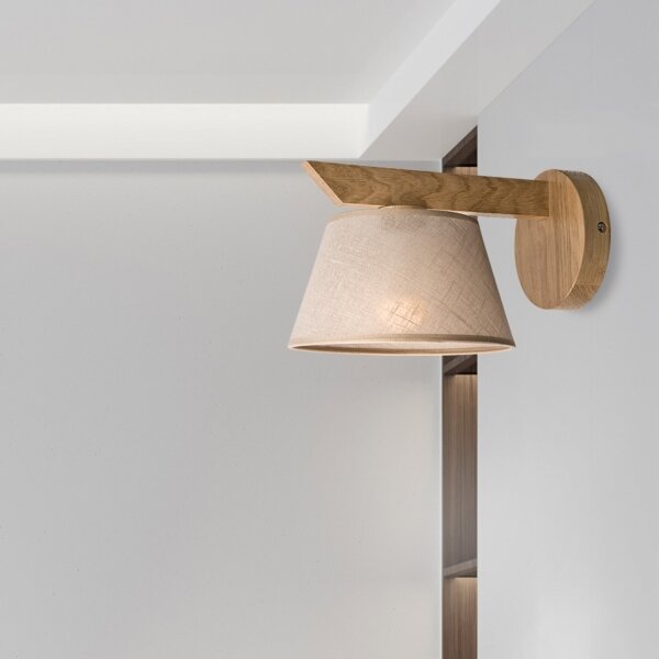 Brilagi - LED Applique ANTHONY 1xE14/40W/230V quercia/beige