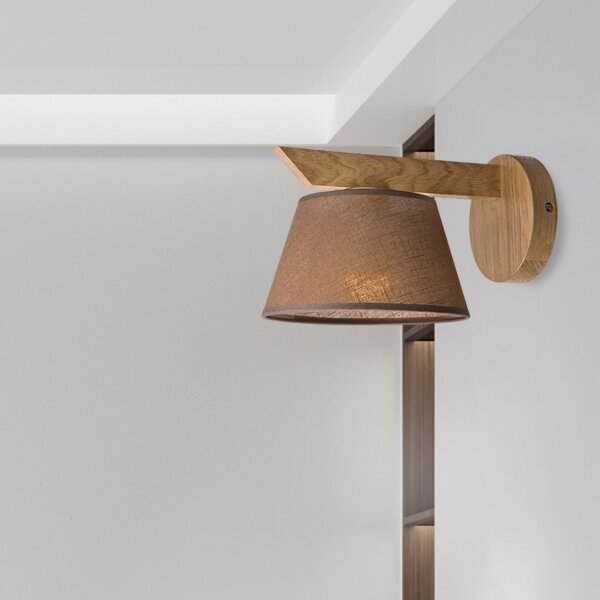 Brilagi - LED Applique ANTHONY 1xE14/40W/230V quercia/marrone