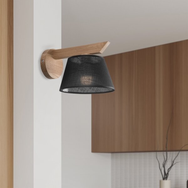 Brilagi - LED Applique ANTHONY 1xE14/40W/230V quercia/nero