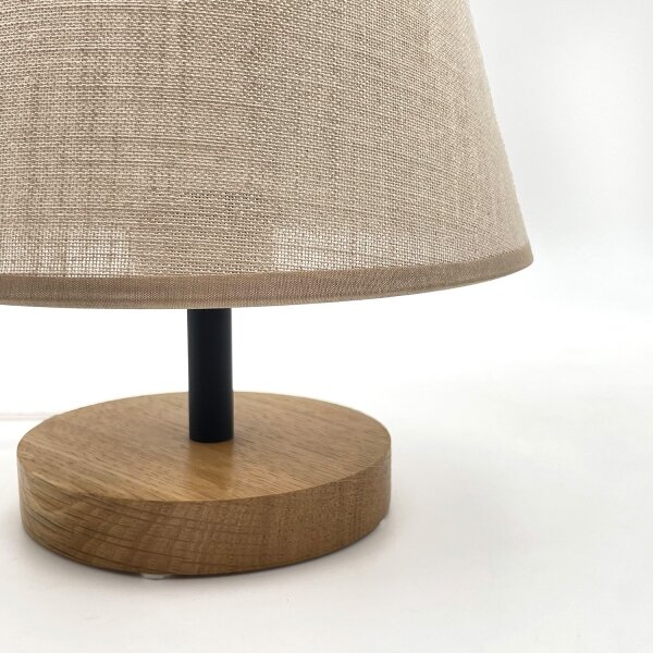 Brilagi - LED Lampada da tavolo ANTHONY 1xE14/40W/230V quercia/beige