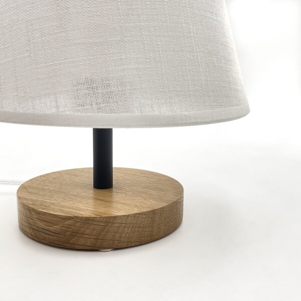 Brilagi - LED Lampada da tavolo ANTHONY 1xE14/40W/230V quercia/bianco