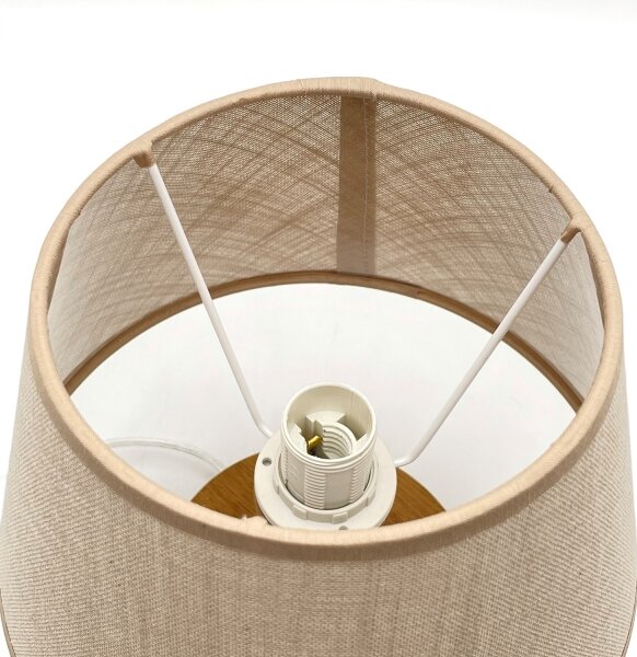 Brilagi - LED Lampada da tavolo ANTHONY 1xE14/40W/230V quercia/beige