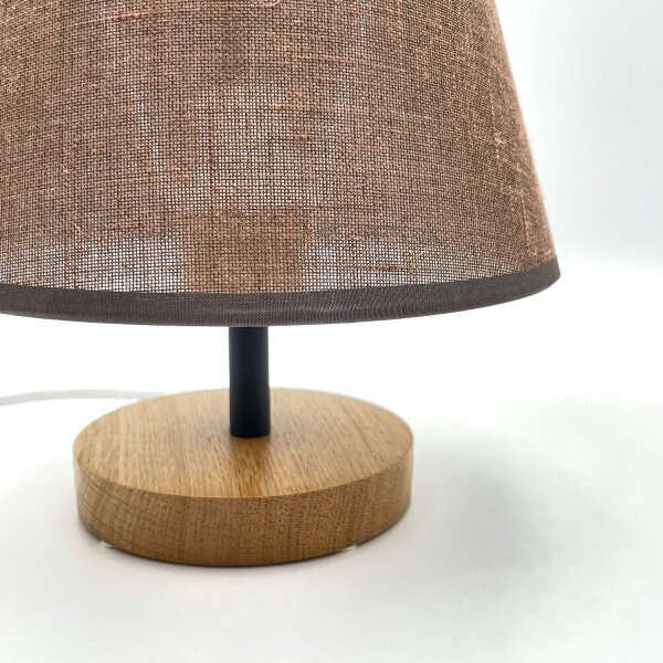 Brilagi - LED Lampada da tavolo ANTHONY 1xE14/40W/230V quercia/marrone