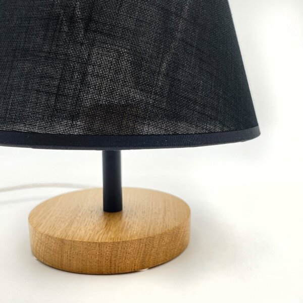 Brilagi - LED Lampada da tavolo ANTHONY 1xE14/40W/230V quercia/nero