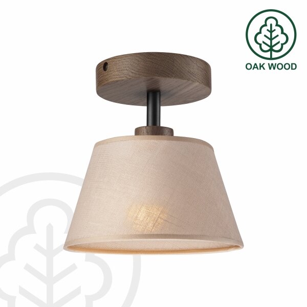 Brilagi - Lampadario LED ANTHONY 1xE14/60W/230V noce/beige