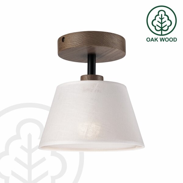 Brilagi - Lampada LED ANTHONY 1xE14/60W/230V rovere/noce/bianco