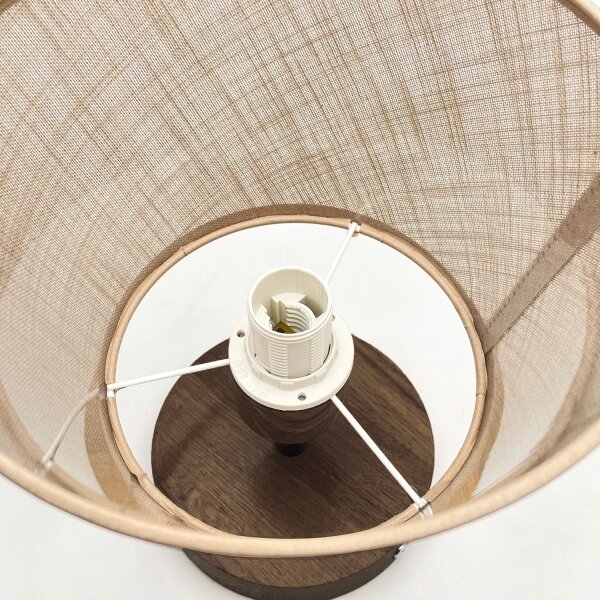 Brilagi - Lampadario LED ANTHONY 1xE14/60W/230V noce/beige