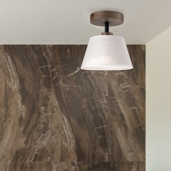 Brilagi - Lampada LED ANTHONY 1xE14/60W/230V rovere/noce/bianco