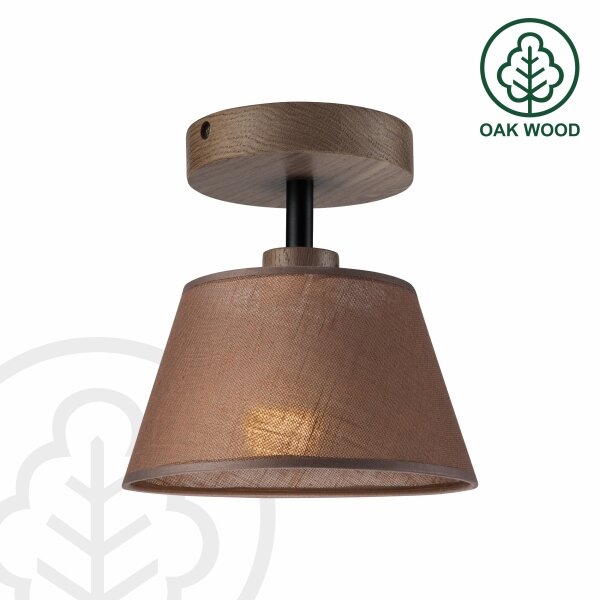 Brilagi - Lampadario LED ANTHONY 1xE14/60W/230V rovere noce/marrone