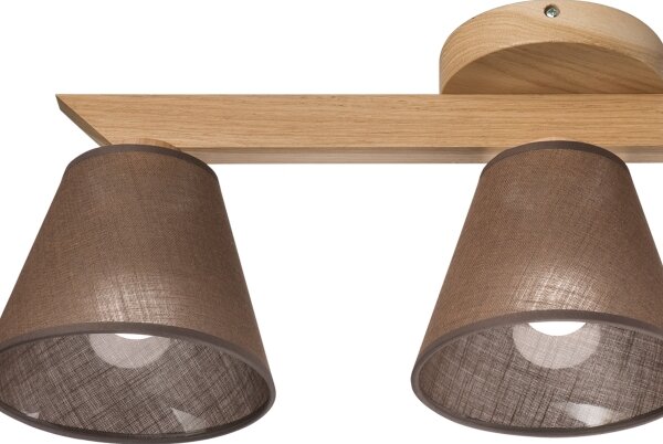 Brilagi - LED Lampadario a plafone ANTHONY 3xE14/40W/230V quercia/marrone