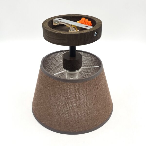 Brilagi - Lampadario LED ANTHONY 1xE14/60W/230V rovere noce/marrone