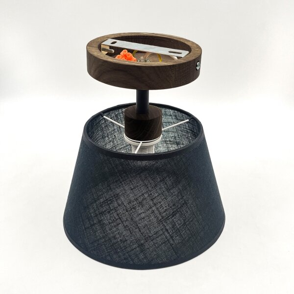 Brilagi - Lampadario LED ANTHONY 1xE14/60W/230V rovere/noce/nero