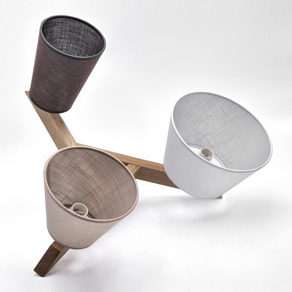 Brilagi - LED Lampadario a plafone ANTHONY 3xE14/40W/230V quercia