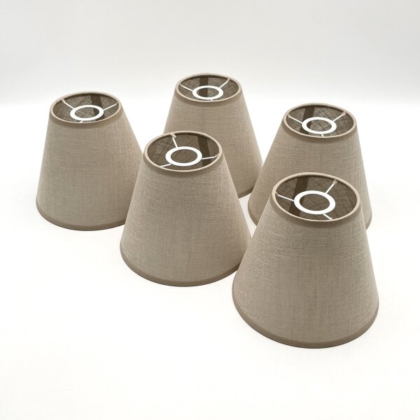 Brilagi - LED Lampadario a plafone ANTHONY 5xE14/40W/230V quercia/beige