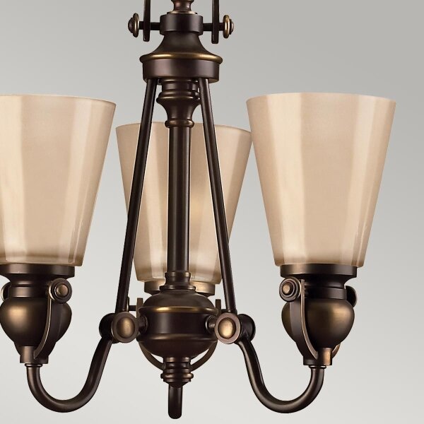 Hinkley HK-MAYFLOWER3 - Lampadario a sospensione con catena MAYFLOWER 3xE27/60W/230V