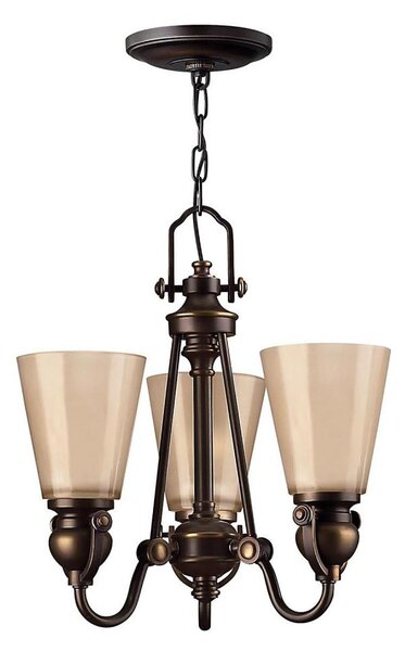 Hinkley HK-MAYFLOWER3 - Lampadario a sospensione con catena MAYFLOWER 3xE27/60W/230V