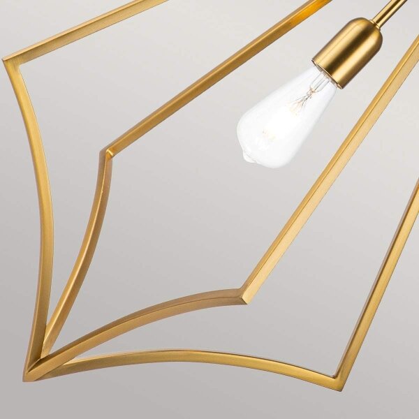Feiss FE-NICO-P-L-BB - Lampadario a sospensione con catena NICO 1xE27/60W/230V