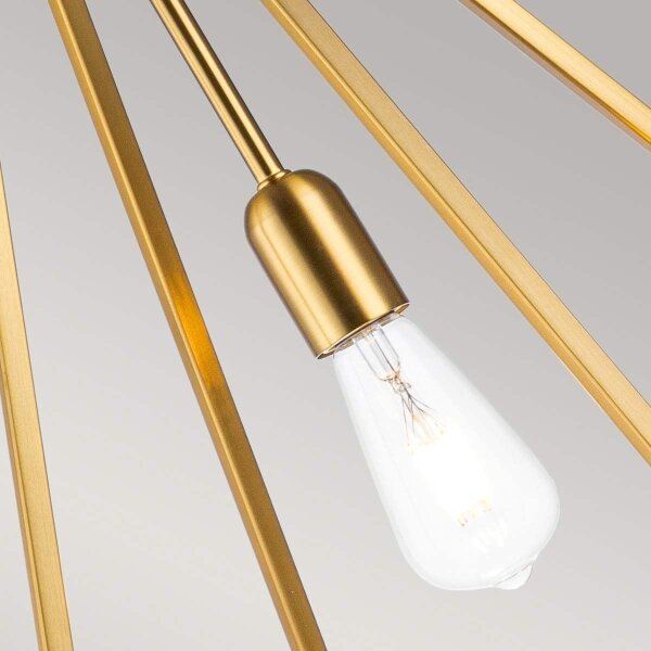 Feiss FE-NICO-P-L-BB - Lampadario a sospensione con catena NICO 1xE27/60W/230V