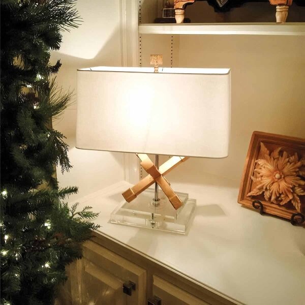 Elstead GN-JACKSON-SQUARE-TL - Lampada da tavolo JACKSON SQUARE 1xE27/60W/230V