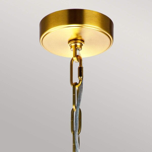 Feiss FE-NICO-P-L-BB - Lampadario a sospensione con catena NICO 1xE27/60W/230V