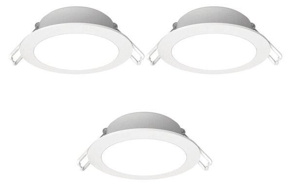 Aigostar- SET 3x Lampada da incasso da esterno LED LED/4,8W/230V 4000K IP65 bianco