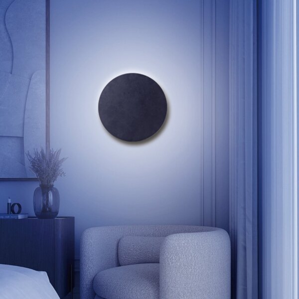 Aigostar - Applique a LED dimmerabile MESH Smart LED/12W/230V nero