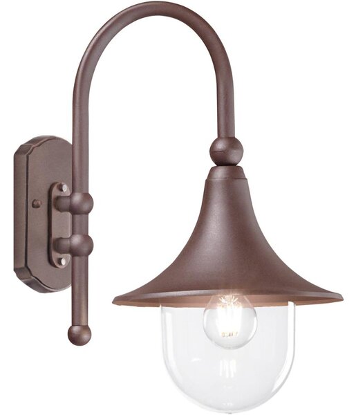 Ideal Lux - Applique da esterno CIMA 1xE27/52W/230V IP43 marrone