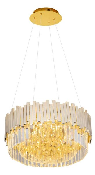 MAXLIGHT P0368 - Lampadario a sospensione con filo TREND 8xE14/40W/230V diametro 45 cm oro
