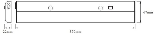 Osram - Lampada LED sottopensile LINEAR LED/5W/230V 4000K 37 cm argento