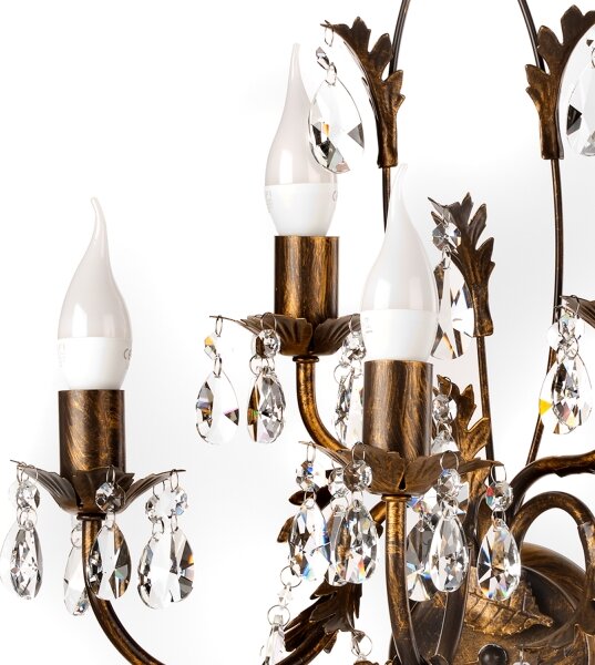 ONLI - Applique TERESA 5xE14/6W/230V bronzo