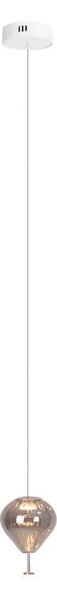 MAXLIGHT P0576 - Lampadario LED a sospensione con filo PALLONCINI 2xLED/3W/230V diametro 12 cm fumé