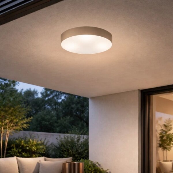 Rabalux 75068 - Plafoniera da esterno DOLEN 3xE27/9W/230V diam. 39 cm IP43 beige