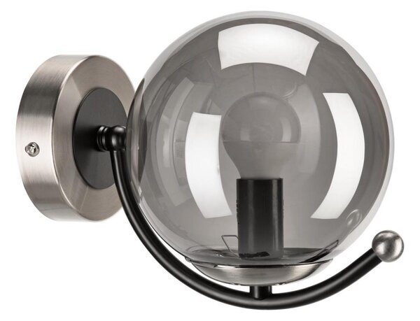 Applique GEORGIA 1xE14/5W/230V cromo opaco/fumé