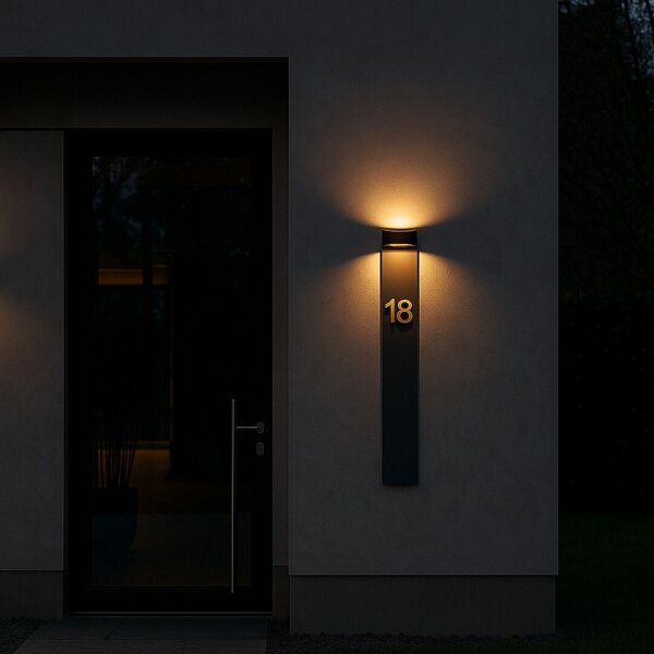 Rabalux 77179 - Lampada da parete LED per esterni GERLA LED/9W/230V IP54 antracite