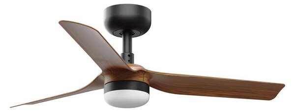 FARO 33823WT-1TW-LED Ventilatore dimmerabile MINI PUNT S 10W/230V marrone/nero d.90 cm WT + TC