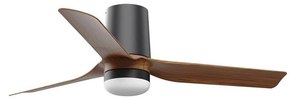 FARO 33835WT-1TW-LED Ventilatore dimmerabile MINIPUNTTUB S 10W/230V marrone/nero diametro 90 cm WT+TC