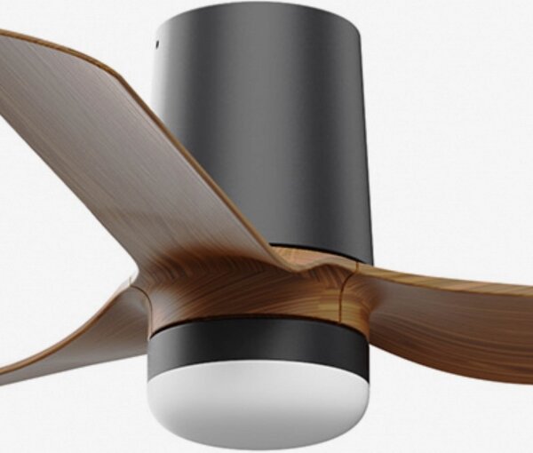 FARO 33835WT-1TW-LED Ventilatore dimmerabile MINIPUNTTUB S 10W/230V marrone/nero diametro 90 cm WT+TC