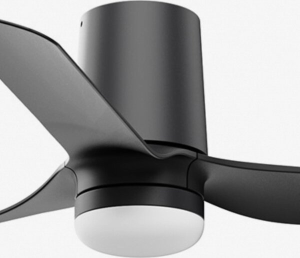 FARO 33834WT-1TW-LED Ventilatore dimmerabile MINI PUNT TUB S 10W/230V nero diametro 90 cm WT + TC
