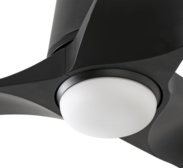 FARO 33827WT-1TW-Ventilatore da soffitto dimmerabile a LED HEY TUB S LED/10W/230V nero d.90 cm WT+TC