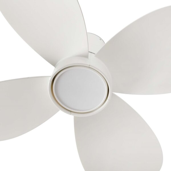 FARO 34315 - Ventilatore da soffitto dimmerabile a LED KLOVER S LED/20W/230V bianco diametro 80 cm + TC