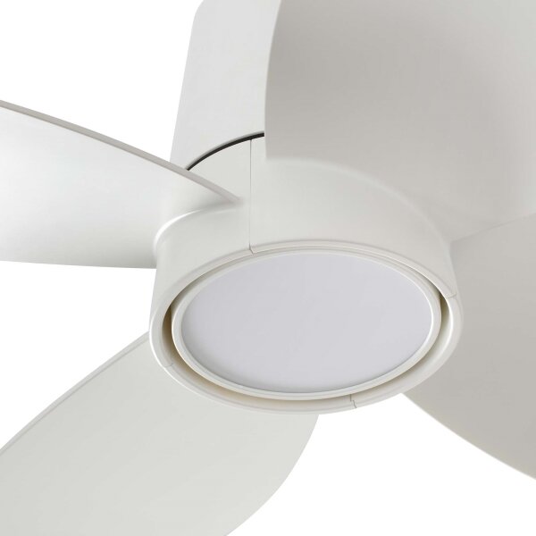 FARO 34315 - Ventilatore da soffitto dimmerabile a LED KLOVER S LED/20W/230V bianco diametro 80 cm + TC