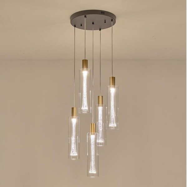Lampadario LED a sospensione con filo LED/38W/230V 3000K