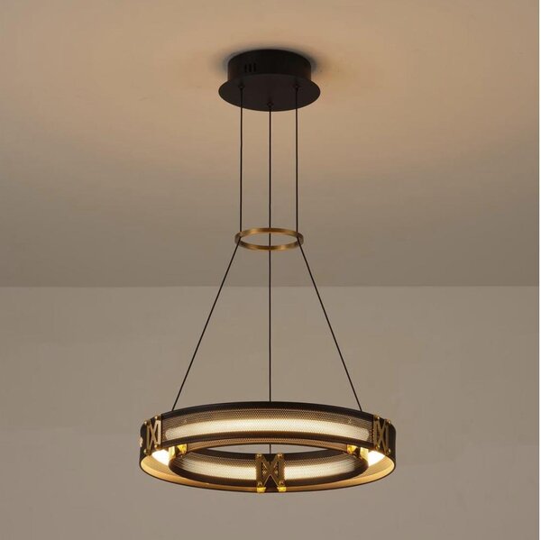 Lampadario LED a sospensione con filo LED/21W/230V 3000K 42x120 cm
