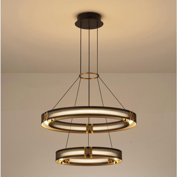 Lampadario LED a sospensione con filo LED/62W/230V 3000K 62x120 cm