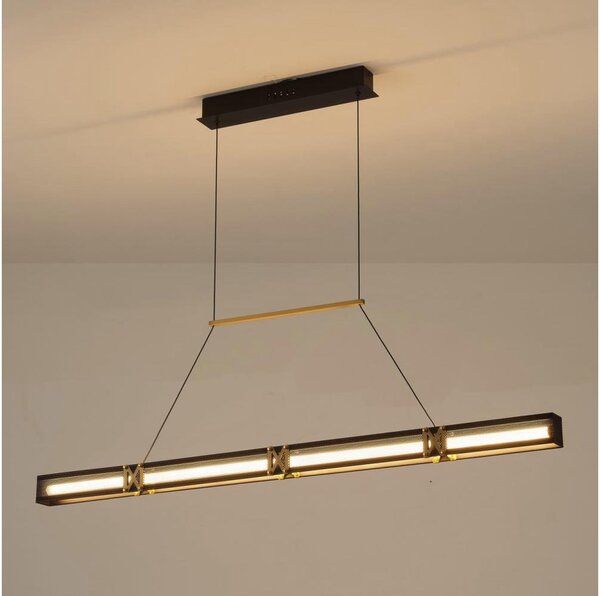 Lampadario LED a sospensione con filo LED/21W/230V 3000K 45x120 cm
