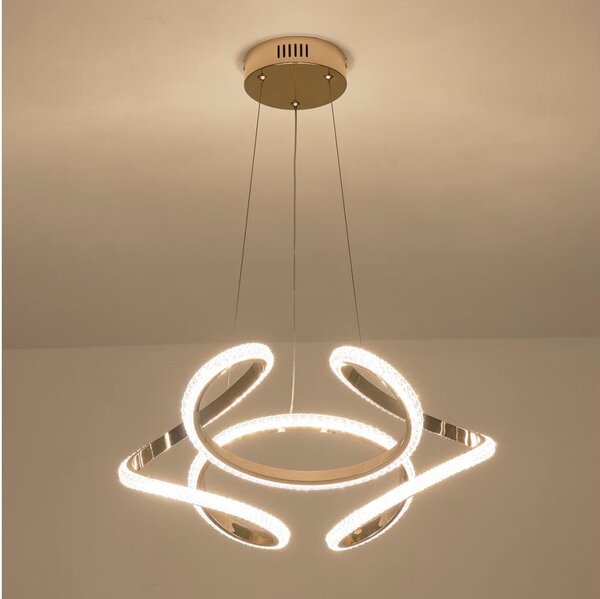 Lampadario LED a sospensione con filo LED/24W/230V 3000K 50x120 cm