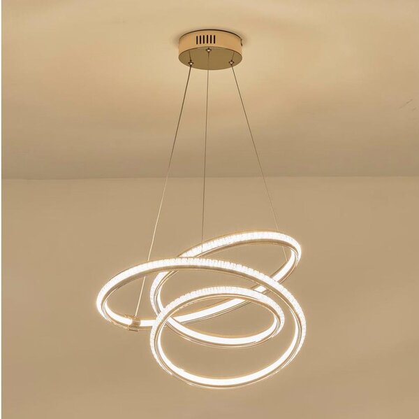 Lampadario LED a sospensione con filo LED/38W/230V 3000K 50x50 cm