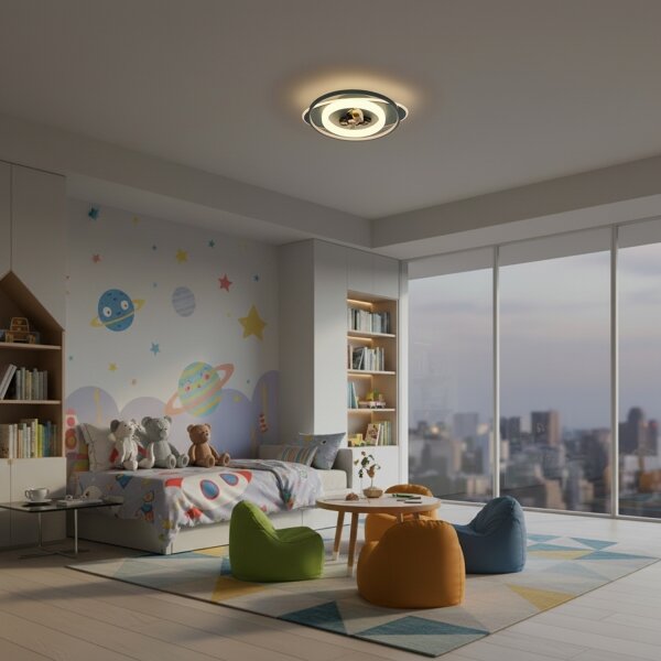 Brilagi - LED dimmerabile. Plafoniera da soffitto per cameretta ASTRO LED/68W/230V, temperatura colore regolabile 3000-6000K, con telecomando