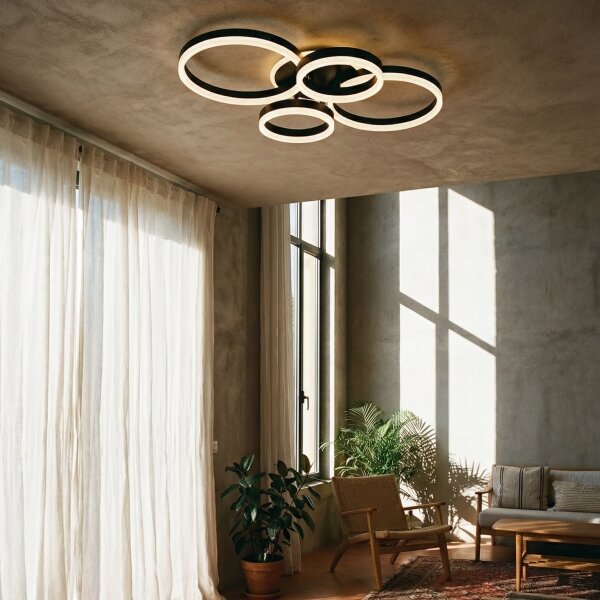 Brilagi - Plafoniera LED dimmerabile ORBITS LED/49W/230V 3000-6000K + TC